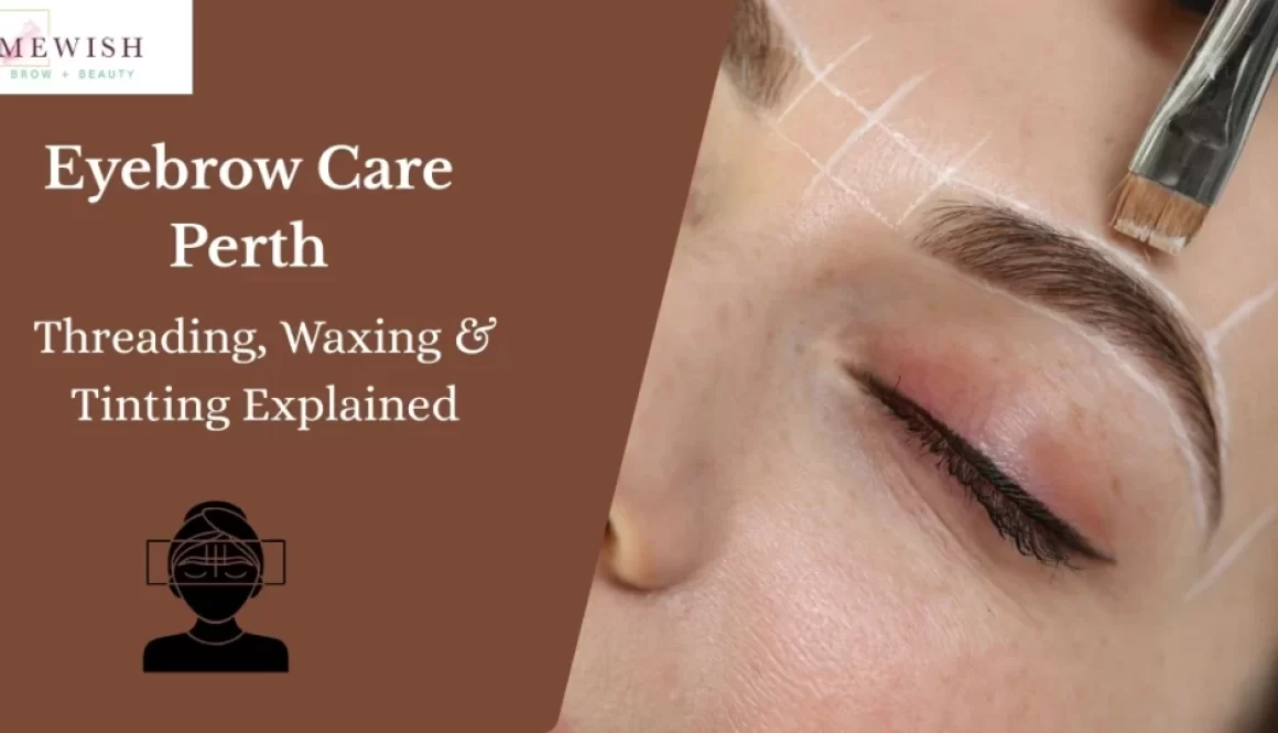 Eyebrow care blog banner